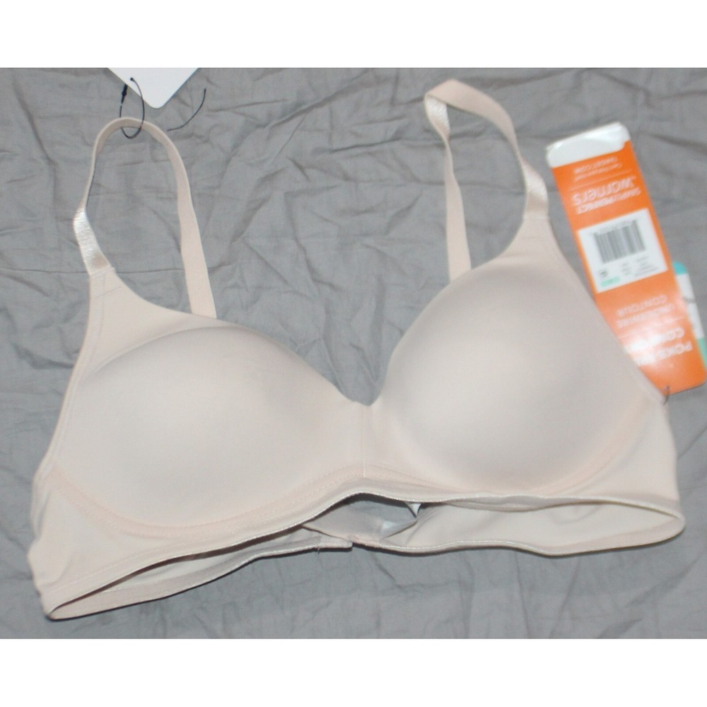 Simply Perfect by Warner's Easy Size What Wire Underwire Bra - Light  Size Small